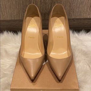 Christian Louboutin dress shoes nude size 6